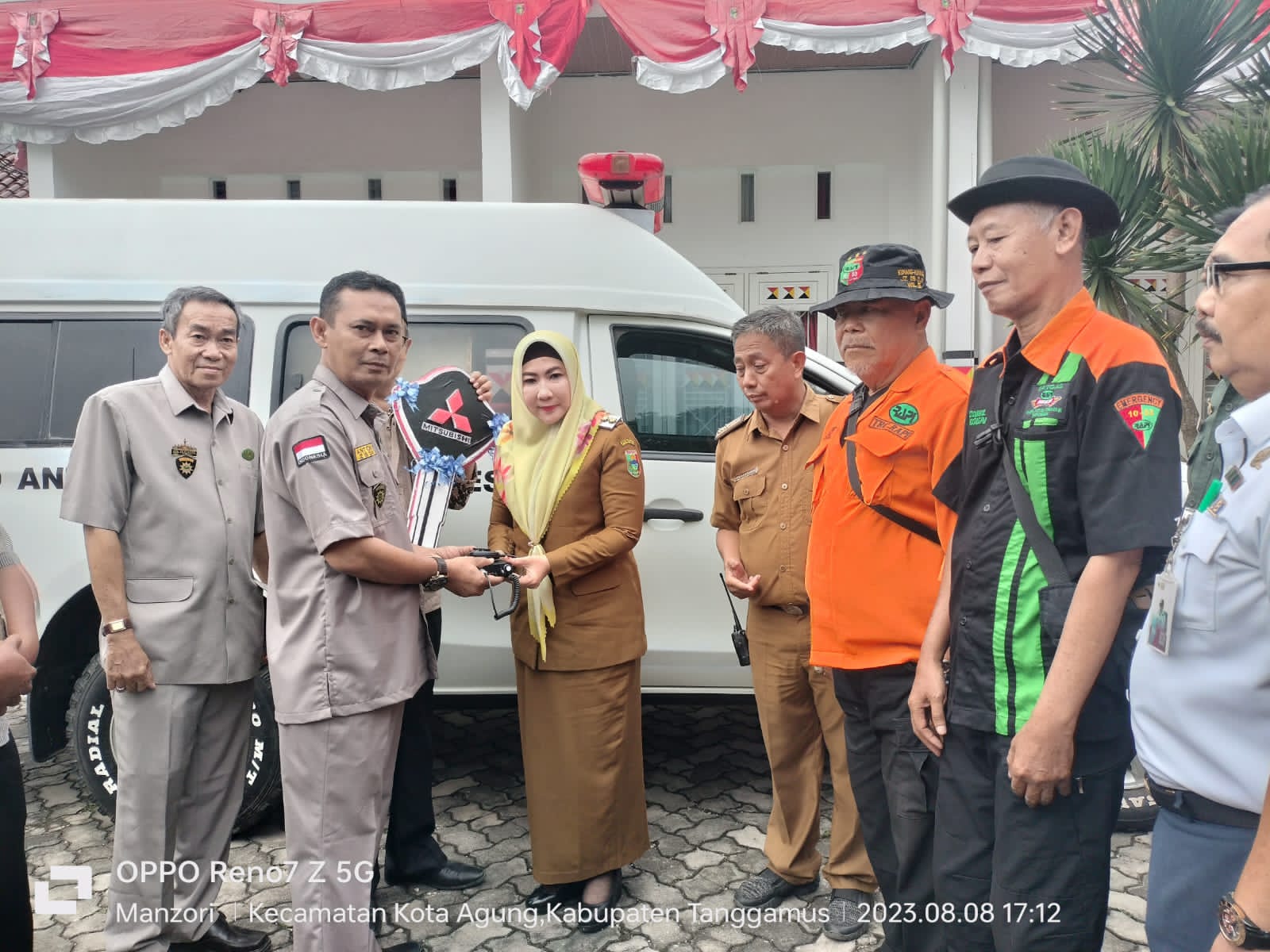 RAPI Tanggamus Terima Kendaraan Dinas dari Bupati