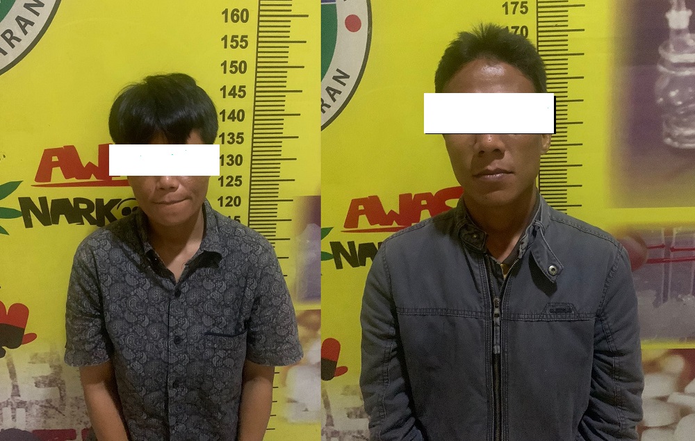 Dua Tersangka Narkoba Diringkus Aparat Polres Pesawaran