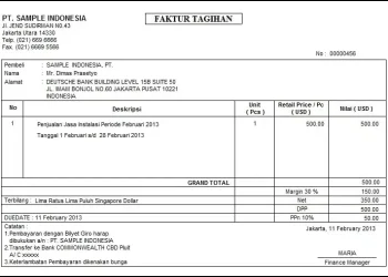 Ini 2 Jenis Faktur sebagai Tanda Pembayaran