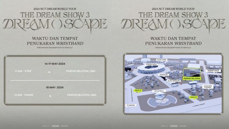 Cara dan Jadwal Penukaran Tiket Konser NCT DREAM di GBK, 14-18 Mei 2024