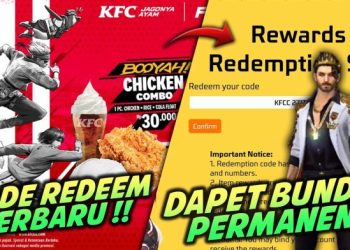15 Kode Redeem KFC FF Khusus Tanggal 31 Mei 2024