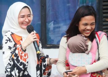 Ketua TP PKK Pesawaran Buka Pasar Murah Mandiri