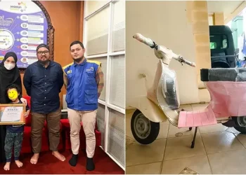 Vespa Mendiang Babe Cabita Dilelang Rp212 Juta, Istri: Donasi untuk Pembangunan Masjid dan Pesantren
