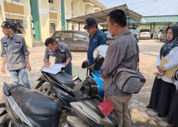 Sekretariat Daerah Pringsewu Gelar Apel Kendaraan Dinas Roda Dua