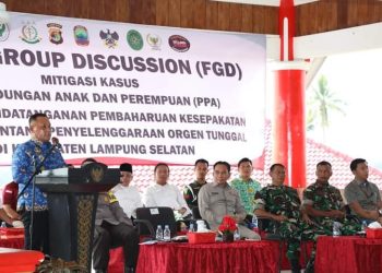 Kapolres Lampung Selatan dan Bupati Tandatangani Kesepakatan Jam Malam Orgen Tunggal