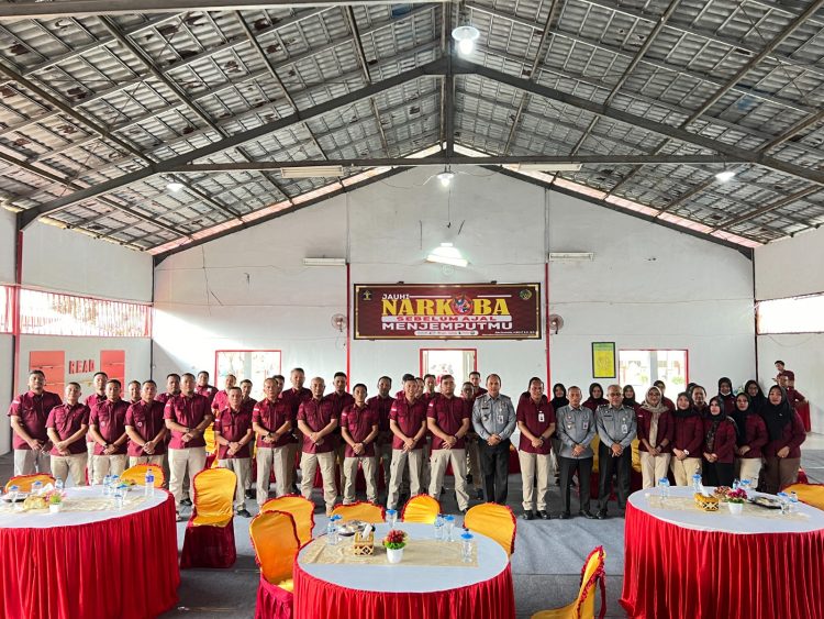 Sesditjen Pemasyarakatan Kemenkumham RI Beri Arahan dan Bimbingan di Lapas Narkotika Kelas IIA Bandar Lampung