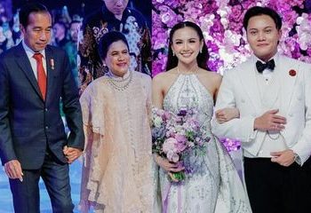 Presiden Hadiri Resepsi Pernikahan Mahalini dan Rizky Febian