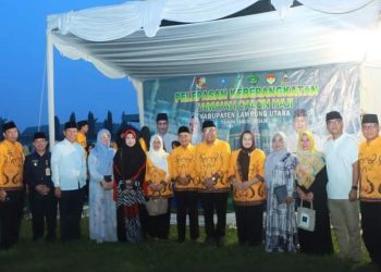 Sekretaris Daerah Lampung Utara Lepas Jamaah Haji Gelombang Kedua Tahun 1445 H/2024