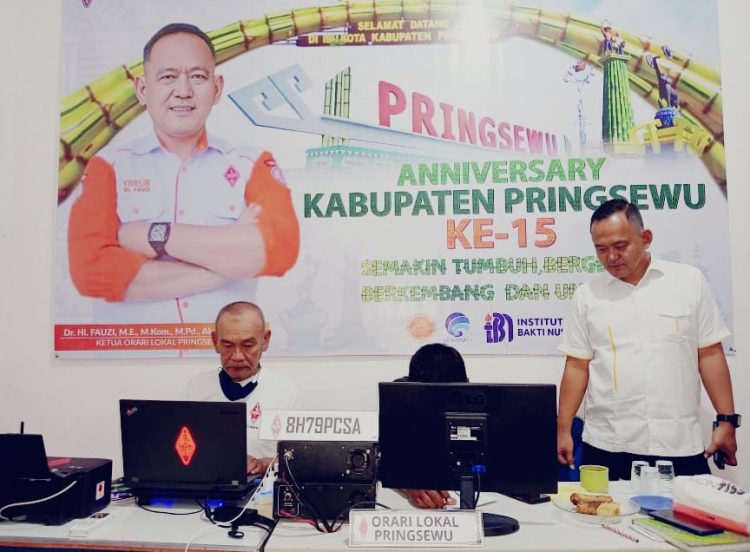 1.124 Stasiun Radio Amatir Se-Indonesia Ikuti SES Harlah Pancasila ORARI Pringsewu