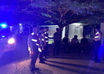 Listrik Padam, Polres Lampung Selatan Gelar Patroli Black Out