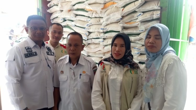 Pemkab Pesawaran Pantau Distribusi Bantuan Beras Pangan