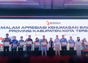 Bawaslu Provinsi Lampung Raih Penghargaan Kehumasan Terbaik Dari Bawaslu RI
