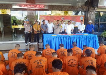 Dua Pekan Operasi, Polisi Tangkap 71 Pelaku Narkoba di Bandar Lampung