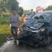 Kecelakaan di Jalan Lintas Timur Lampung Timur, Evakuasi Kendaraan Sedang Berlangsung