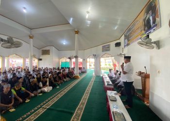 Ratusan Warga Binaan Lapas Narkotika Bandar Lampung Sambut Tahun Baru Islam 1446 H dengan Tabligh Akbar