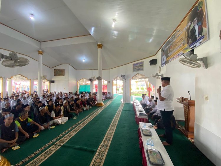 Ratusan Warga Binaan Lapas Narkotika Bandar Lampung Sambut Tahun Baru Islam 1446 H dengan Tabligh Akbar