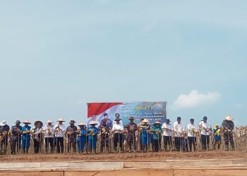 Menteri Pertanian dan Wakasal Puji Ketahanan Pangan TNI AL di Lampung