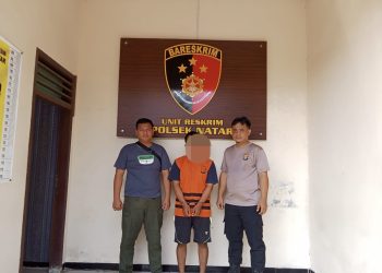 Polsek Natar Tangkap Muhidin Atas Kasus Pencurian 2 Sepeda Motor dan Barang Berharga