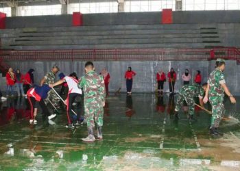 Jelang Kapolri Cup, Kawasan GWH Lamsel Mulai Dibersihkan 