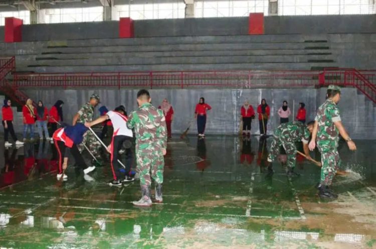 Jelang Kapolri Cup, Kawasan GWH Lamsel Mulai Dibersihkan