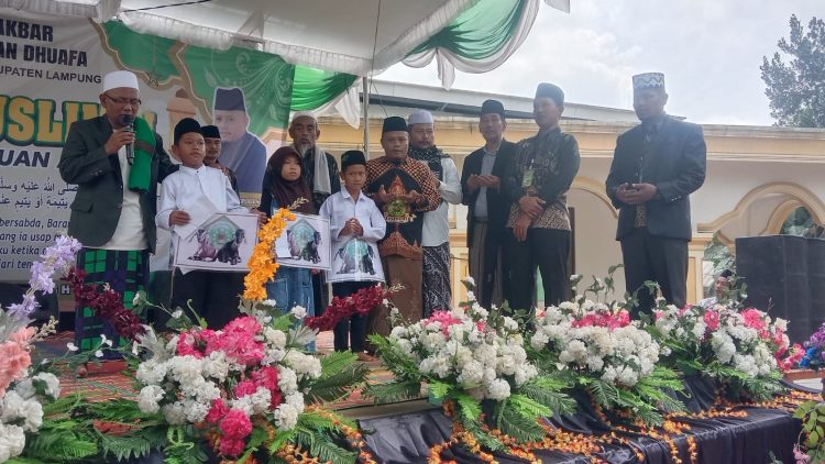 Desa Pakuan Aji Gelar Agenda Religi untuk Anak Yatim dan Kaum Dhuafa