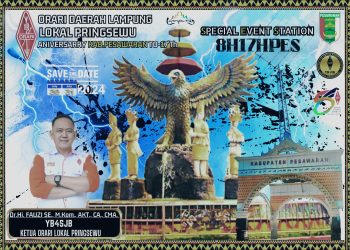 ORARI Lokal Pringsewu Gelar Special Event Station untuk Rayakan HUT ke-17 Kabupaten Pesawaran
