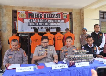 5 Pelaku Pembobol Warung di Kertosari Tanjung Bintang Ditangkap, Kerugian Capai Rp 345 Juta