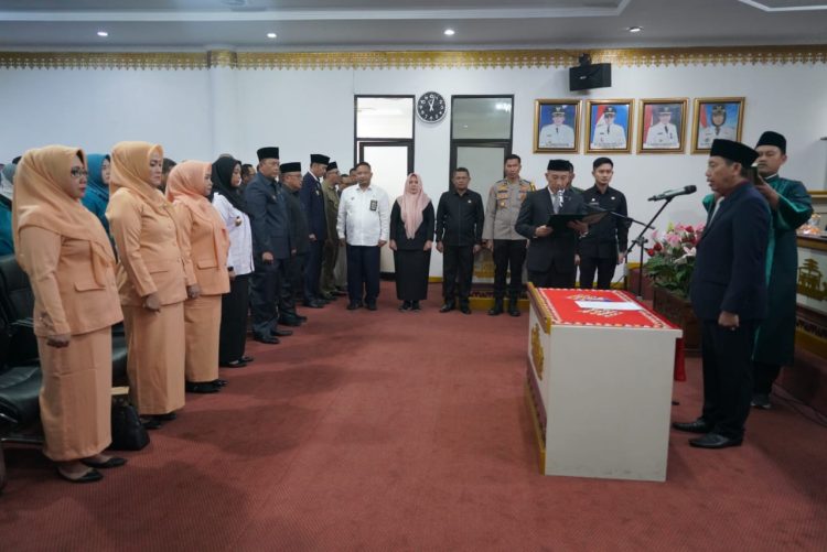 Ir. Suaidi, M.M. Dilantik Sebagai Penjabat Sekretaris Daerah Kabupaten Tanggamus