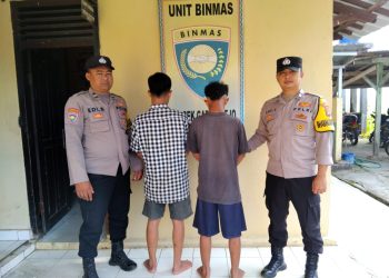 Dua Remaja Pesawaran Ditangkap Polisi Saat Pesta Sabu di Rumah Kosong Dekat Kantor Polisi