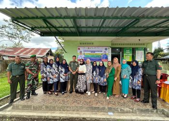 Komandan Kodim Hadiri Pekan Imunisasi Nasional Polio di Poskesdim 0422/LB.