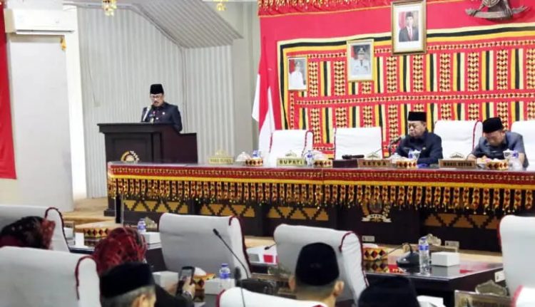 Rancangan KUA PPAS Perubahan APBD TA 2024 Disampaikan Ke DPRD Kabupaten Lampung Selatan 