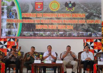 Hadapi El Nino, PJ Bupati Lampung Barat mengajak Para Petani Meingkatkan Produktivitas Padi di Lampung Barat