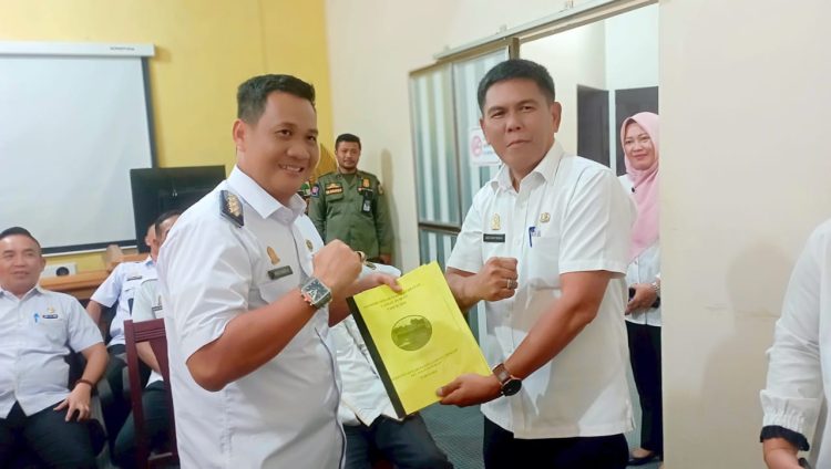 Serah Terima Jabatan 12 Camat Baru di Sekretariat Daerah Lampung Tengah