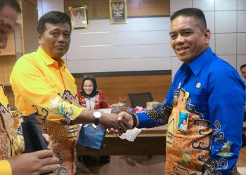 Serah Terima Jabatan di Dinas Kominfotik Lampung Tengah
