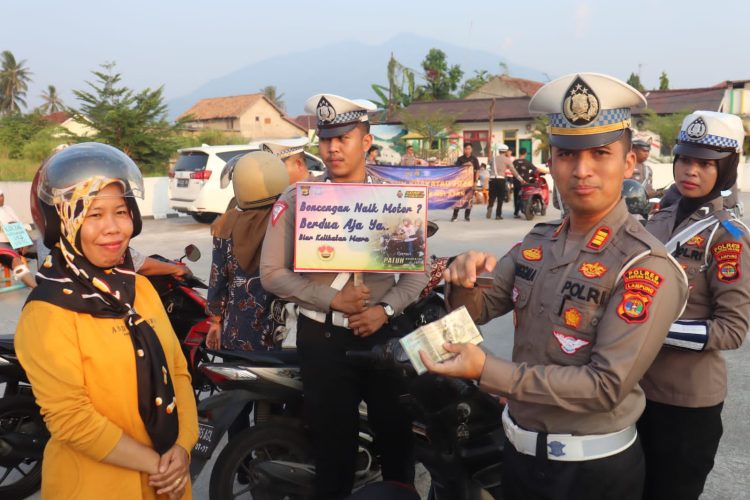Gebyar Operasi Patuh, Polres Lampung Selatan