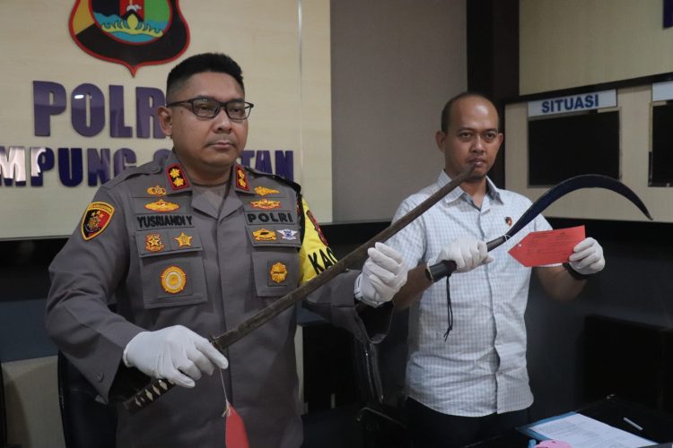 Polisi Tetapkan Dua Tersangka, Aksi Tawuran di Desa Kunjir Rajabasa