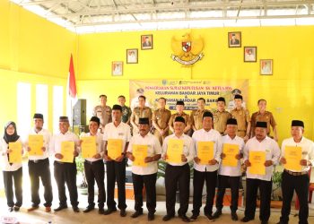 Pengukuhan Ketua RW Terpilih 2024-2029 di Bandar Jaya Timur dan Barat