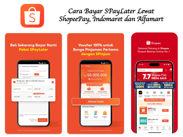Cara Bayar Tagihan Shopee PayLater di Indomaret dan Alfamart
