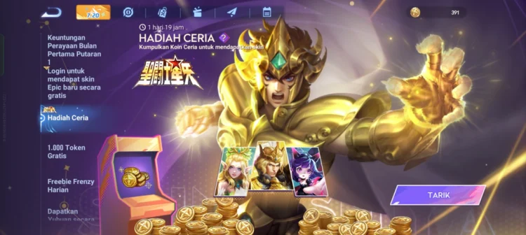 Punya Tampilan Super Keren, Skin Saint Seiya di Honor of Kings Banyak Diburu Gamer