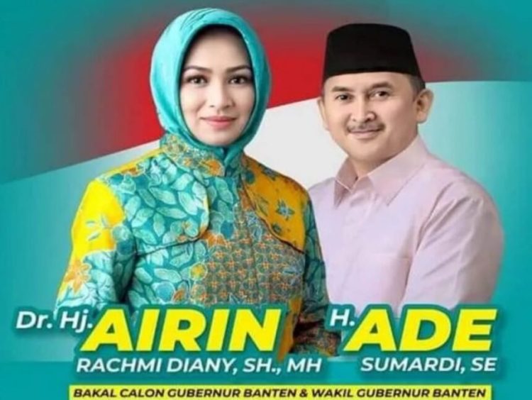 Tak Direkomendasi Golkar, Airin,Ade Maju di Pilgub Banten lewat PDIP