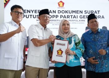 Gerindra Beri Dukungan untuk Pasangan Eva Dwiana-Deddy Amarullah, Reihana Terpaksa Mundur