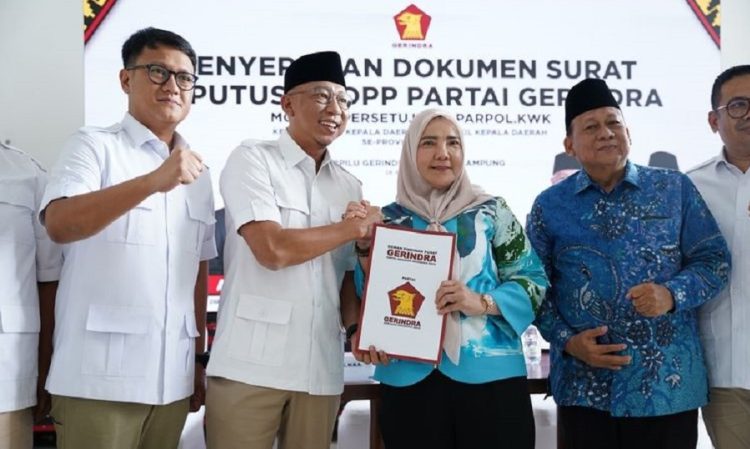Gerindra Beri Dukungan untuk Pasangan Eva Dwiana-Deddy Amarullah, Reihana Terpaksa Mundur