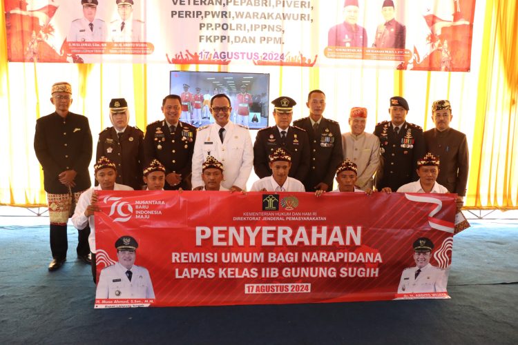 Pemkab Lampung Tengah Gelar Ramah Tamah dan Saksikan Detik-Detik Proklamasi Secara Virtual