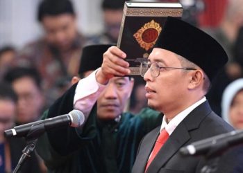 Hasan Nasbi Dilantik sebagai Kepala Kantor Komunikasi Kepresidenan