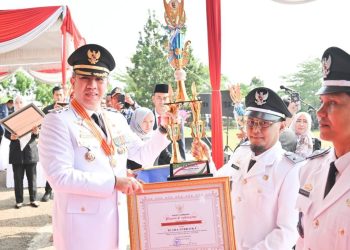 Desa Trimulyo Terima Penghargaan BBGRM Terbaik di Pesawaran