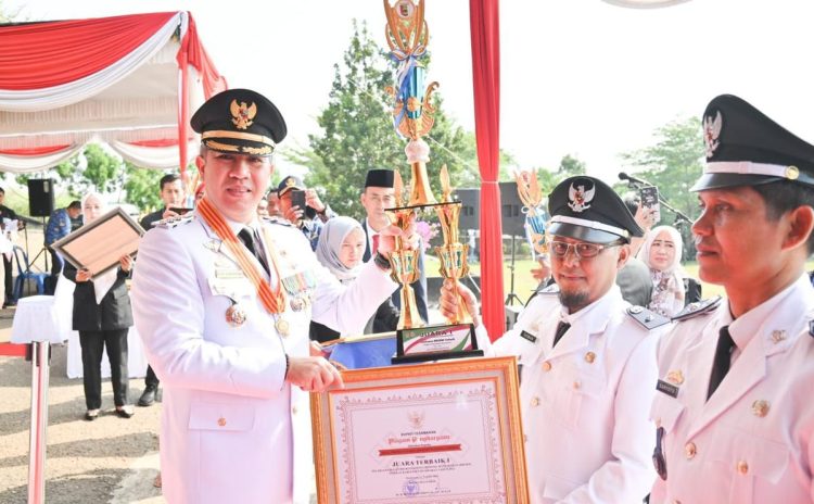 Desa Trimulyo Terima Penghargaan BBGRM Terbaik di Pesawaran