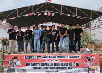Babinsa Koramil 422-03 Pesisir Tengah Semarakkan HUT RI ke-79 dengan Kunjungi Berbagai Lomba di Wilayah Binaan