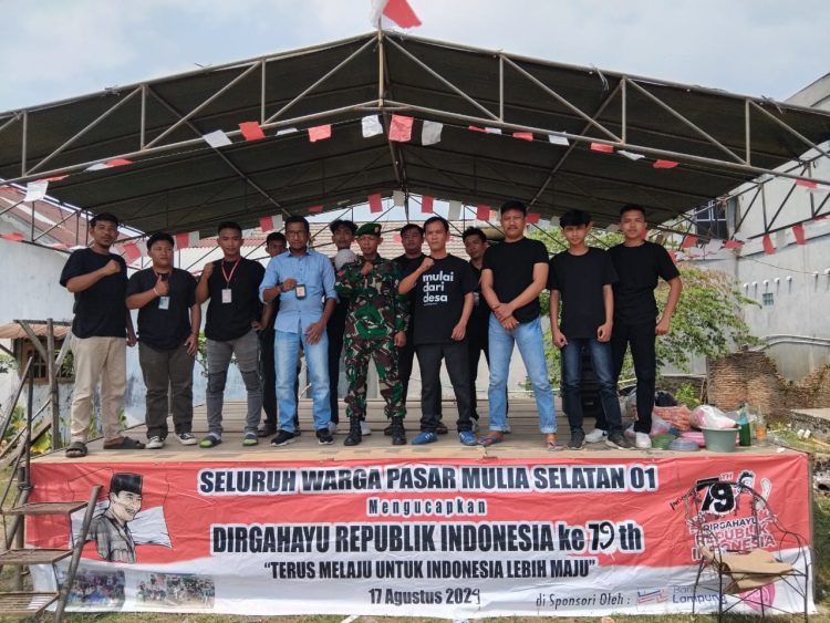 Babinsa Koramil 422-03 Pesisir Tengah Semarakkan HUT RI ke-79 dengan Kunjungi Berbagai Lomba di Wilayah Binaan