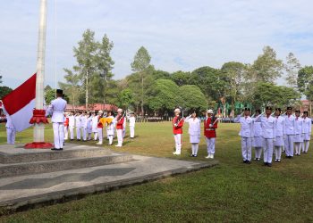 Kapolres Lampung Barat Hadiri Upacara Hari Kemerdekaan RI ke-79