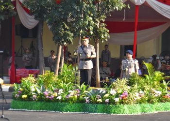 Kapolda Lampung Pimpin Upacara Hari Juang Polri 2024 dan Sampaikan Pesan Kapolri